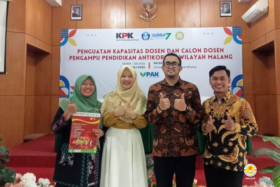 Dosen Cipta Wacana Berpartisipasi dalam Penguatan Kapasitas Pengampu Pendidikan Antikorupsi Wilayah Jawa Timur di Kota Malang