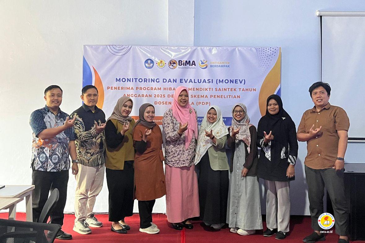 Monitoring dan Evaluasi Hibah Penelitian Dosen Pemula 2025 di Universitas Cipta Wacana