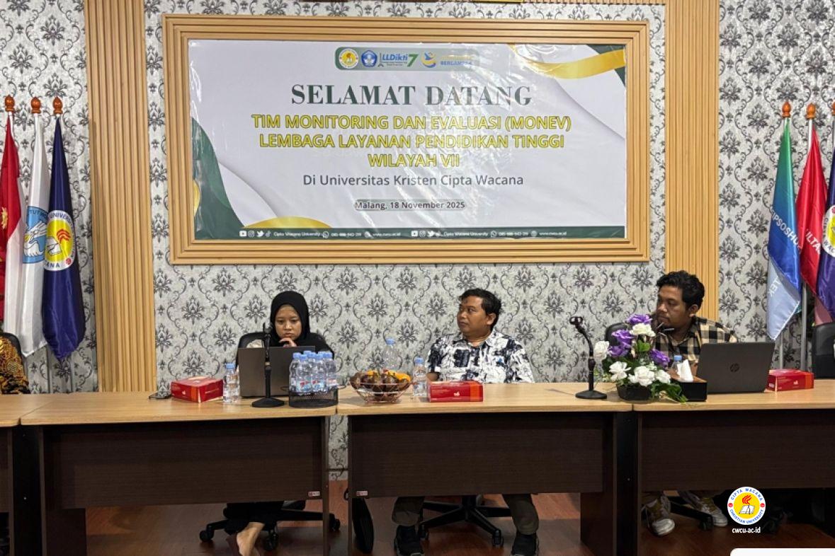 Universitas Cipta Wacana Diakui LLDikti VII sebagai Kampus yang Mengalami Lompatan Kualitas
