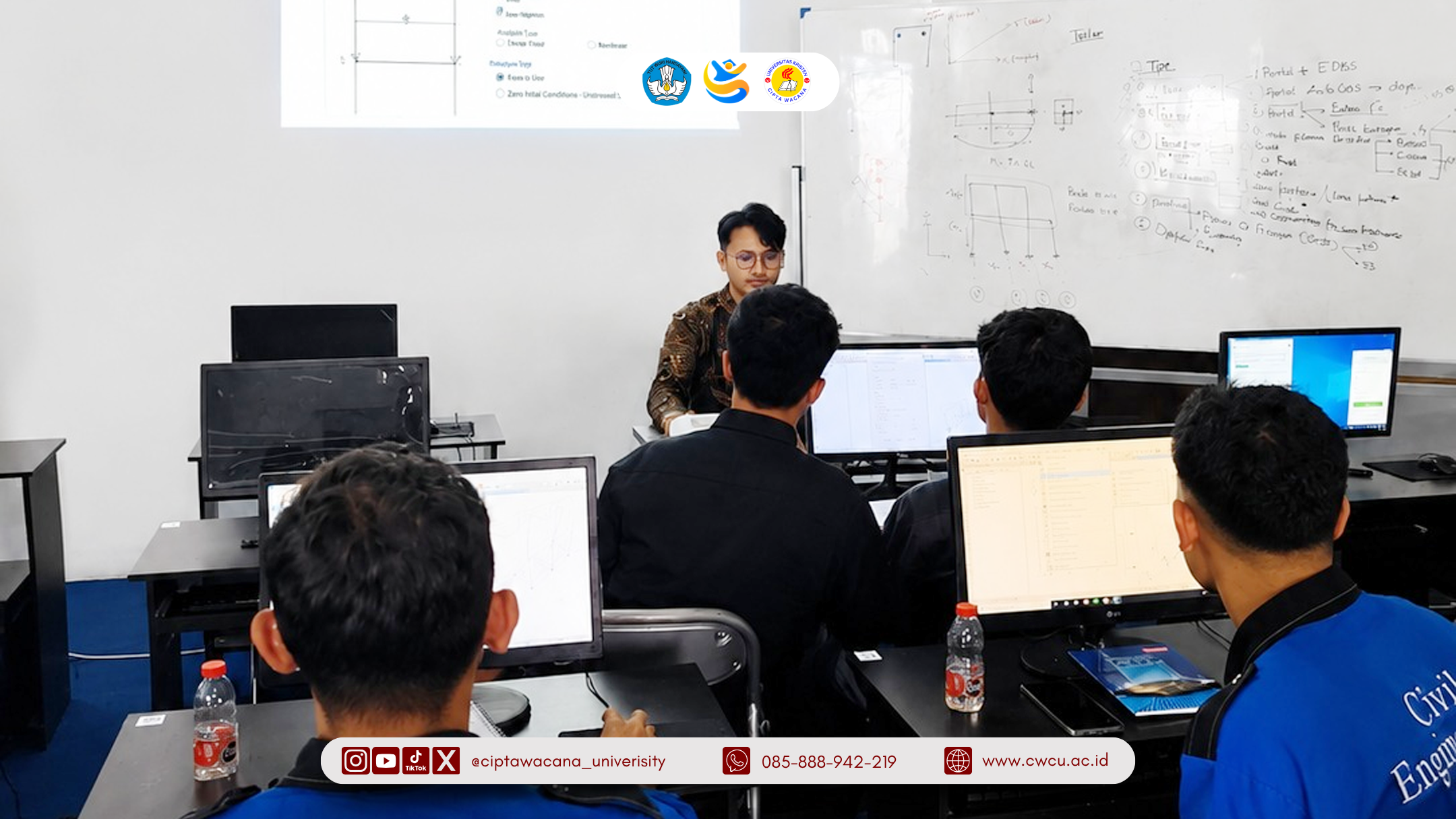 Dosen CWCU Berbagi Keahlian dalam Workshop Pemodelan Struktur ETABS bagi Mahasiswa Teknik Sipil UNITRI