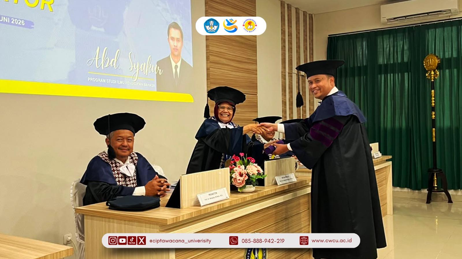 Rektor CWCU Raih Gelar Doktor Kelima di UNY, Tegaskan Komitmen pada Pengembangan Keilmuan